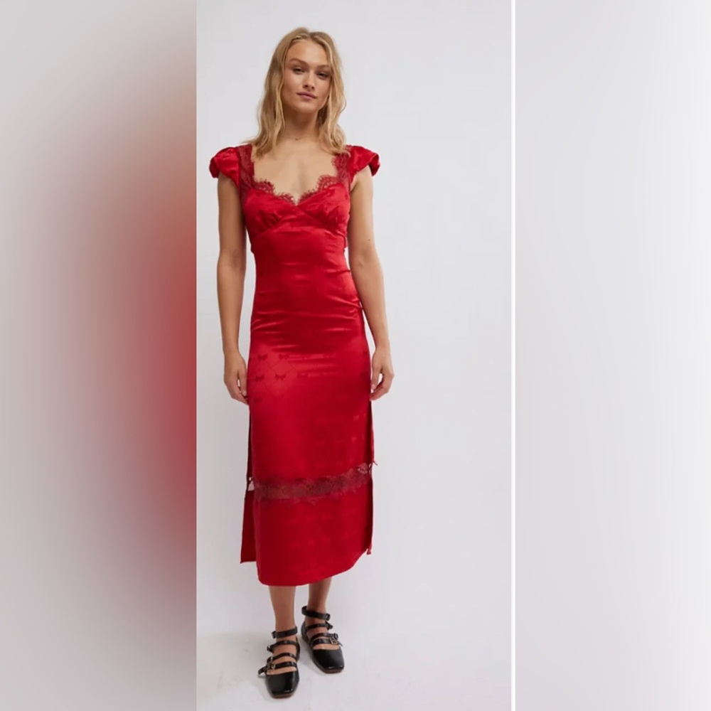 Foolish heart midi dress